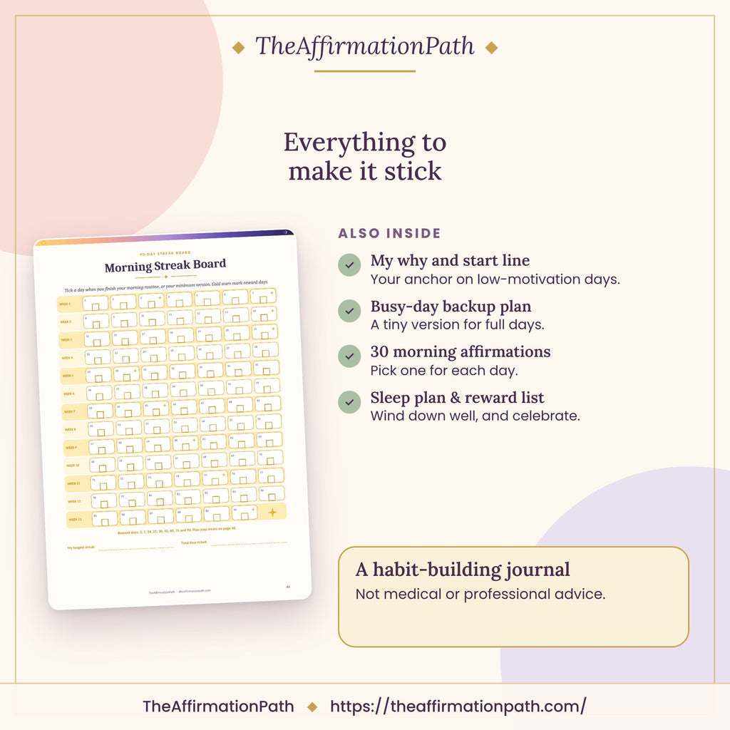 Inside the 90-Day Routine Tracker: Everything to make it stick