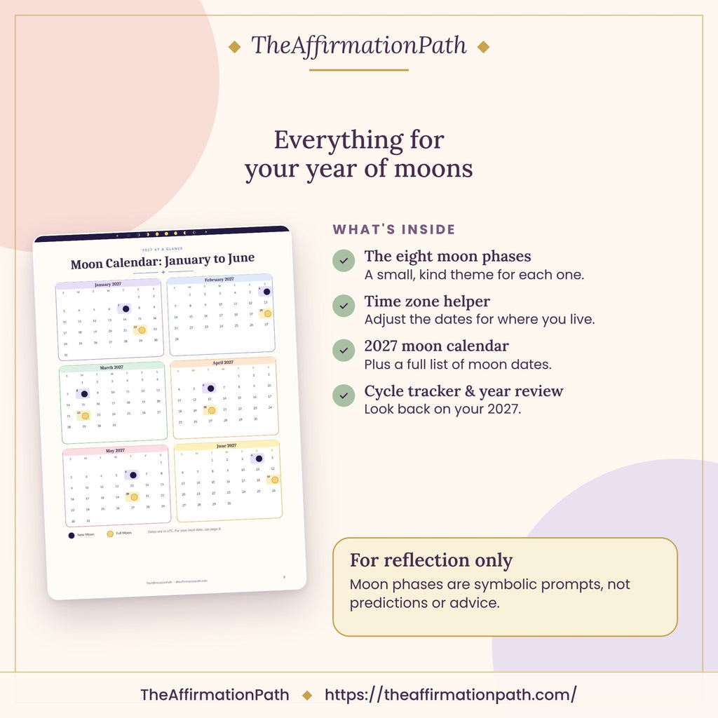 Inside the Moon Ritual Planner 2027: Everything for your year of moons