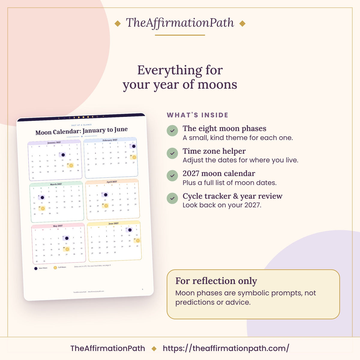 Inside the Moon Ritual Planner 2027: Everything for your year of moons